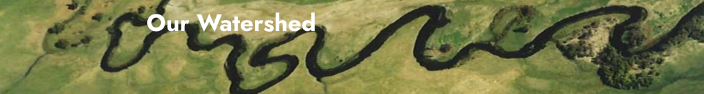 Aerial shot of Shasta River